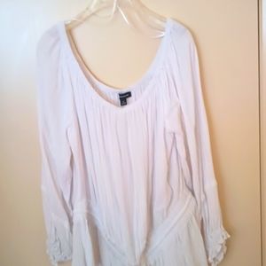 INC white blouse size2x